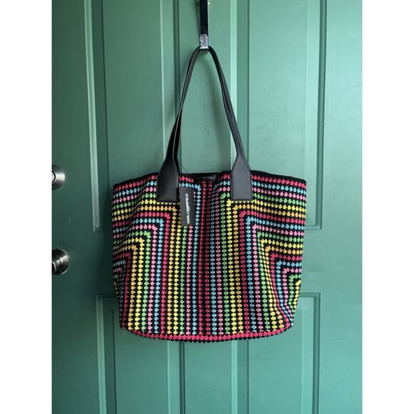 KARL LAGERFELD PARIS Henriette Tote New With Tags - Picture 10 of 12